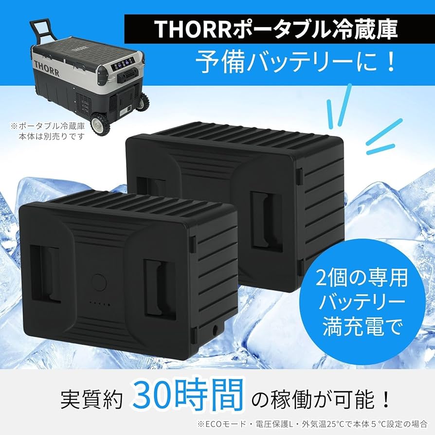 THORR ポータブル冷蔵庫　オリーブ＆ダークグレー 30L THORR ポータブル冷蔵庫 オリーブ＆ダークグレー 30L THORR